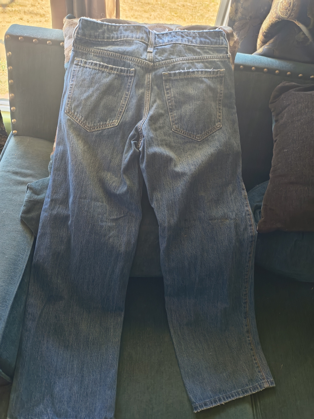 Hollister Women's Blue Wide-Leg Flare Jeans